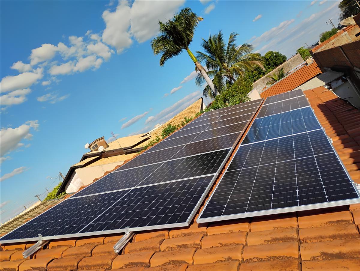 Projeto fotovoltaico instalado
