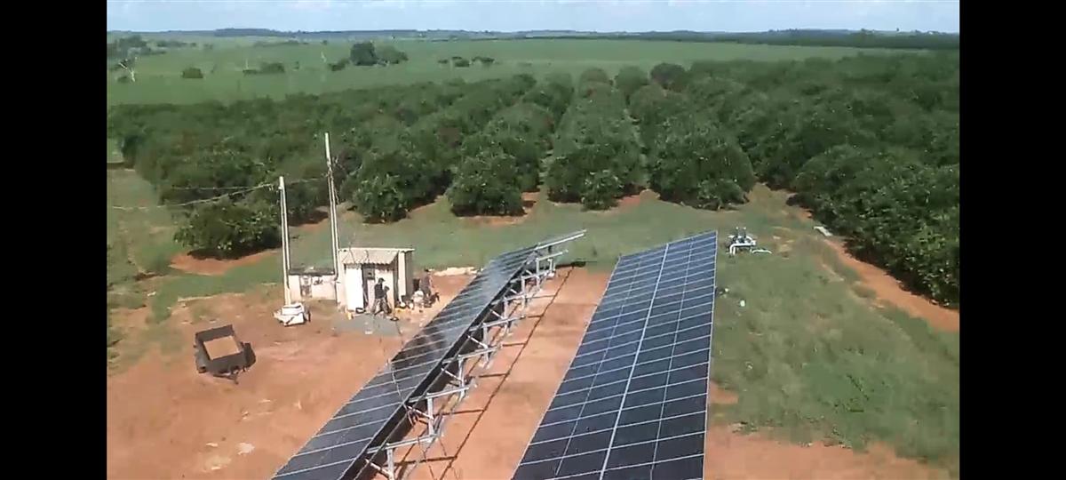 Foto de projeto solar realizado